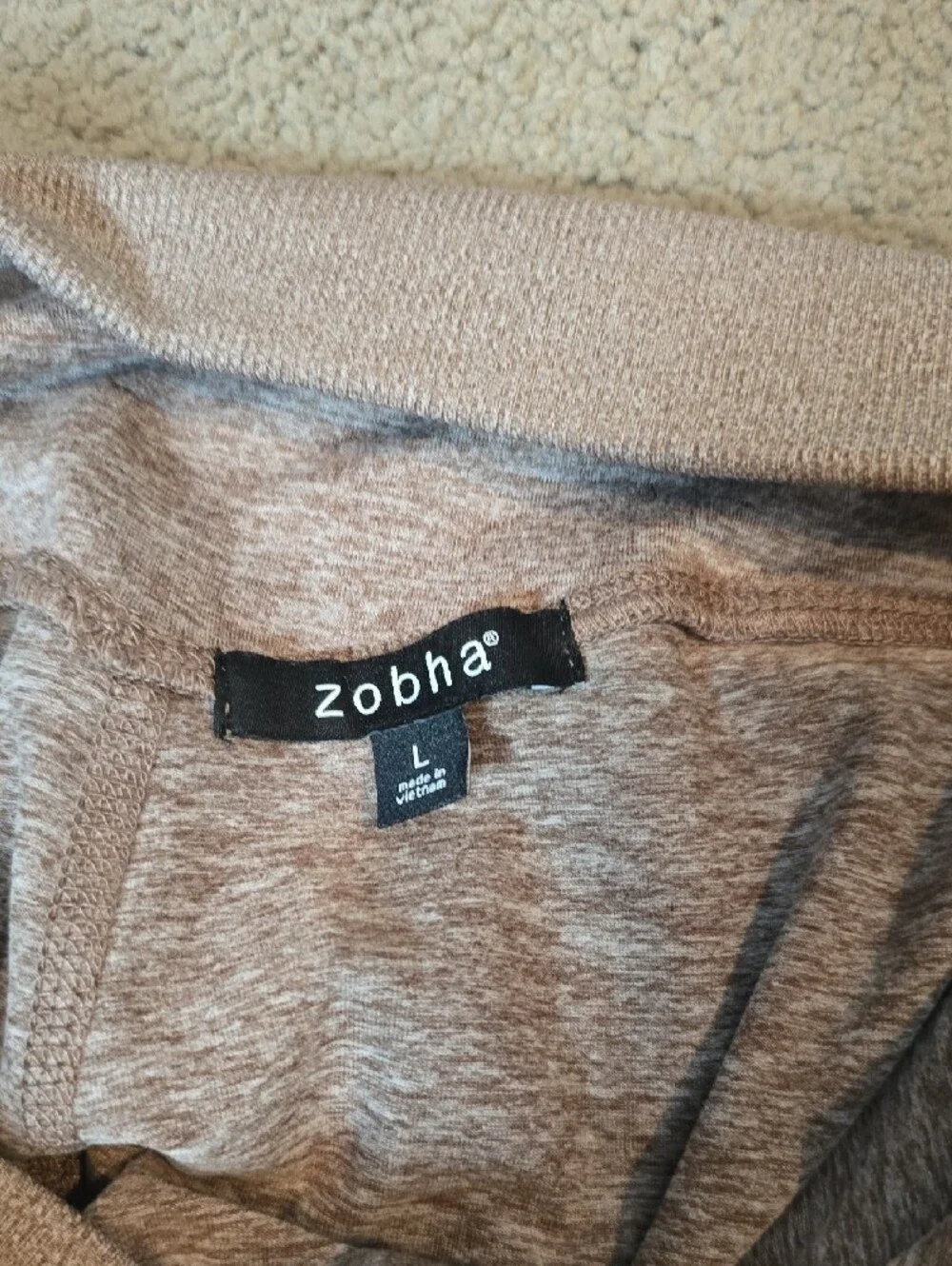 Zobha High-Rise Seamless Athletic Shorts in Neutral Beige Mix